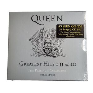 Queen - Greatest Hits 1, 2 & 3: The Platinum Collection (3-CD, 2002) Brand New